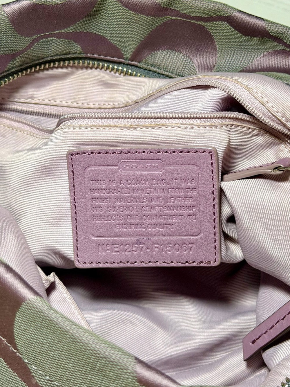 Coach Signature Shoulder Bag - Picture 4 of 6